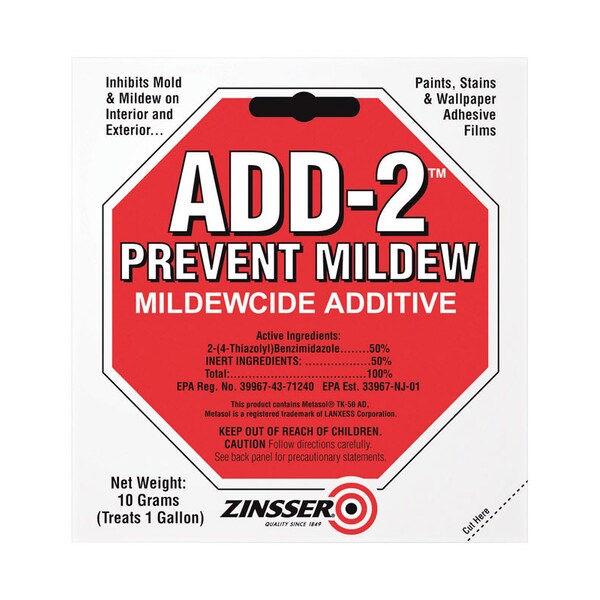 Zinsser Mildewcide Additive 10G 60511 Zoro